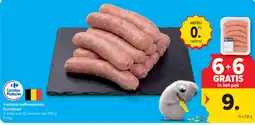 Carrefour Varkens/kalfsworsten Carrefour aanbieding