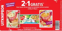 Carrefour Soepen en bouillons Liebig en Royco aanbieding