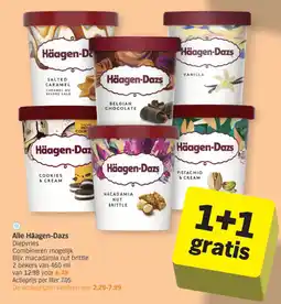 Albert Heijn Alle Häagen-Dazs Diepvries aanbieding