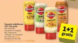 Albert Heijn Pauwels knijpflessen aanbieding