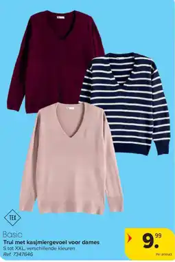 Carrefour Trui met kasjmiergevoel voor dames aanbieding