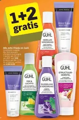 Albert Heijn John Frieda en Guhl aanbieding