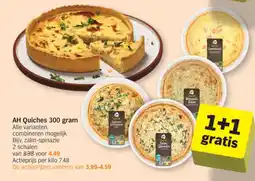 Albert Heijn AH Quiches aanbieding