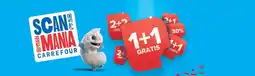 Carrefour 1+1 gratis aanbieding