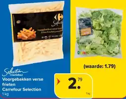 Carrefour Voorgebakken verse frieten aanbieding