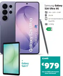 Base Samsung Galaxy S26 Ultra 5G aanbieding