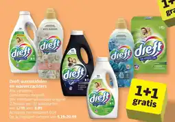 Albert Heijn Dreft wasmiddelen en wasverzachters aanbieding