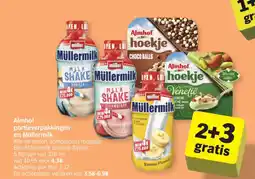 Albert Heijn Almhof portieverpakkingen en Müllermilk aanbieding