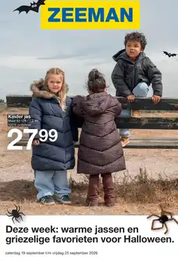 Zeeman Kinder jas aanbieding