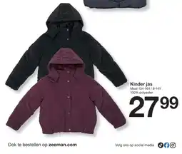 Zeeman Kinder jas aanbieding