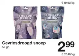 Zeeman Gevriesdroogd snoep aanbieding