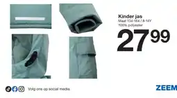 Zeeman Kinder jas aanbieding