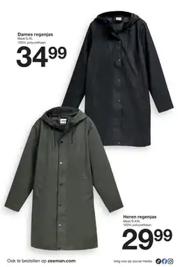 Zeeman Dames regenjas aanbieding