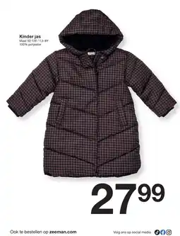 Zeeman Kinder jas aanbieding