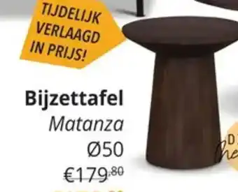 Bijzettafel Matanza