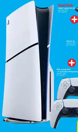 Carrefour PS5-console Slim + 2 controllers inbegrepen aanbieding