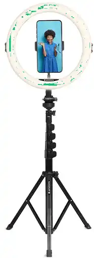 Coolblue AgfaPhoto Ring Light 11 Pouces avec Trépied 155 cm et Télécommande aanbieding