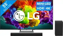 Coolblue LG Mini-led 55 QNED85 (2026) + LG DS40T aanbieding