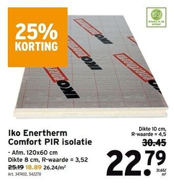 GAMMA Iko enertherm comfort pir isolatie aanbieding