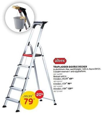 Brico Trapladder double decker aanbieding