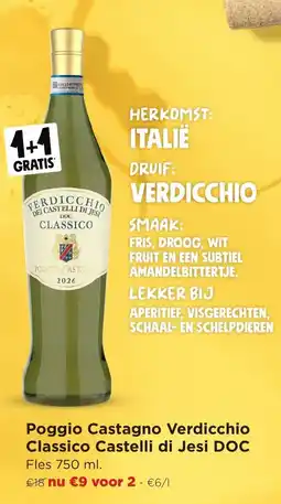 Jumbo Poggio Castagno Verdicchio Classico Castelli di Jesi DOC aanbieding