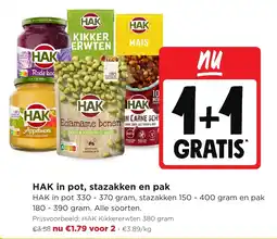 Jumbo HAK in pot, stazakken en pak aanbieding