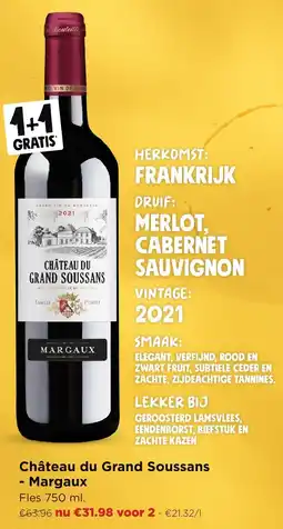 Jumbo Château du Grand Soussans - Margaux aanbieding