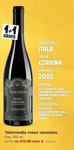 Jumbo Talermedia rosso veroneso aanbieding