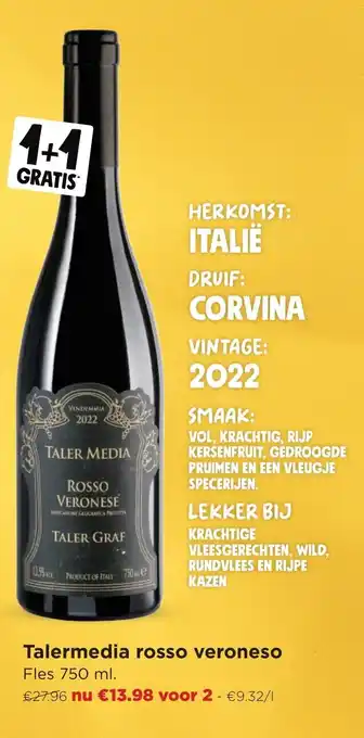 Jumbo Talermedia rosso veroneso aanbieding