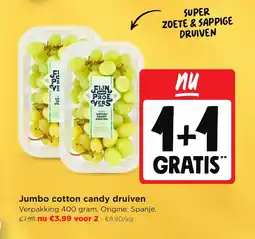 Jumbo Jumbo cotton candy druiven aanbieding