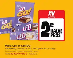 Jumbo Milka Leo en Leo GO aanbieding