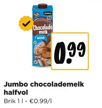 Jumbo chocolademelk halfvol