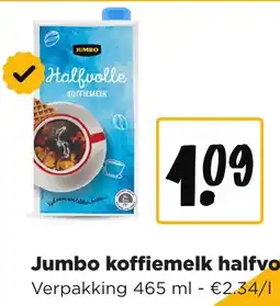 Jumbo Jumbo koffiemelk halfvolle aanbieding