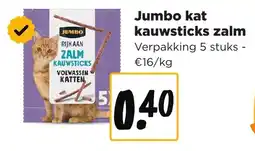 Jumbo Jumbo kat kauwsticks zalm aanbieding