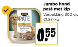 Jumbo Jumbo hond paté met kip aanbieding