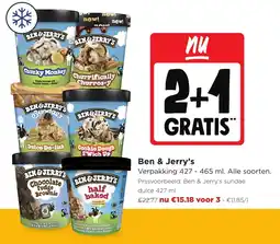 Jumbo Ben & Jerry's aanbieding