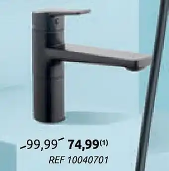 Brico Aquavive keukenmengkraan belaya zwart aanbieding