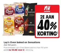 Jumbo Lay's Oven baked en Sensations aanbieding