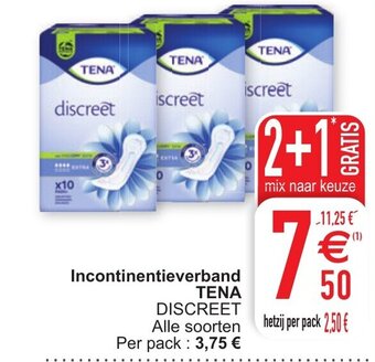Cora Incontinentieverband tena aanbieding