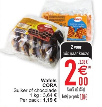 Cora Wafels aanbieding
