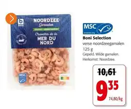 Colruyt Boni Selection verse noordzeeegarnalen aanbieding