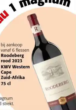 Colruyt Roodeberg rood 2023 KWV Western Cape aanbieding