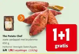 Colruyt The Potato Chef zoete aardappel met kruidenmix aanbieding