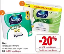 Colruyt Nalys volledig assortiment aanbieding