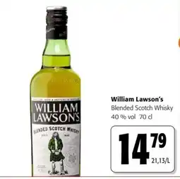 Colruyt William lawson's blended scotch whisky aanbieding