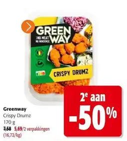 Colruyt Greenway Crispy Drumz aanbieding