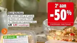 Colruyt Boni Selection alle taboulé of salade op basis van quinoa aanbieding