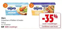 Colruyt Alpro Smeerbaar of Bakken & braden aanbieding