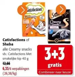 Colruyt Catisfactions of Sheba aanbieding