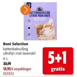 Colruyt Boni Selection kattenbakvulling aanbieding